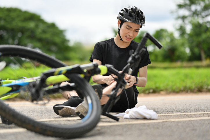 Bicycle Accident Due to Poor Road Conditions